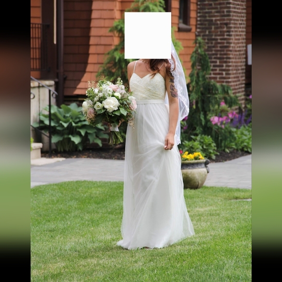 White Bridal Formal Gown - Picture 13 of 14